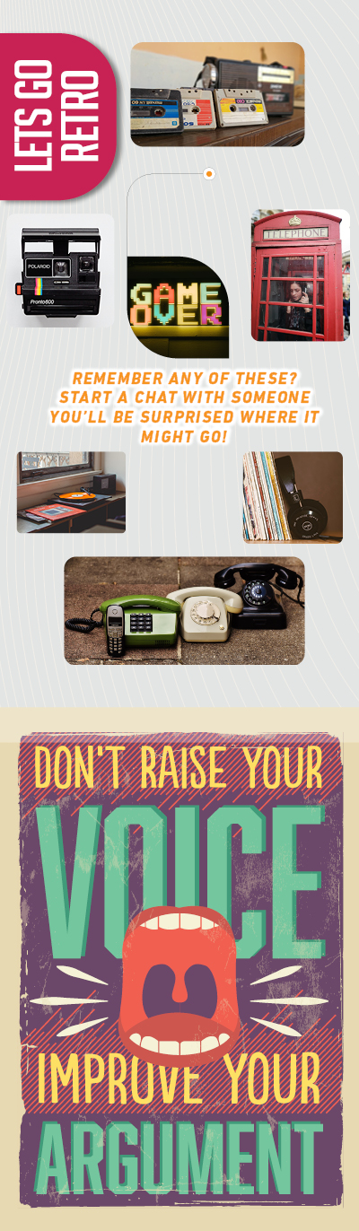 Lets go Retro, selection of items from the 1970's and 80's