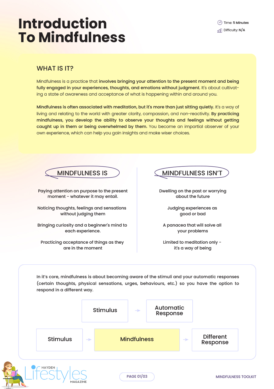 Mindfulness Toolkit cover